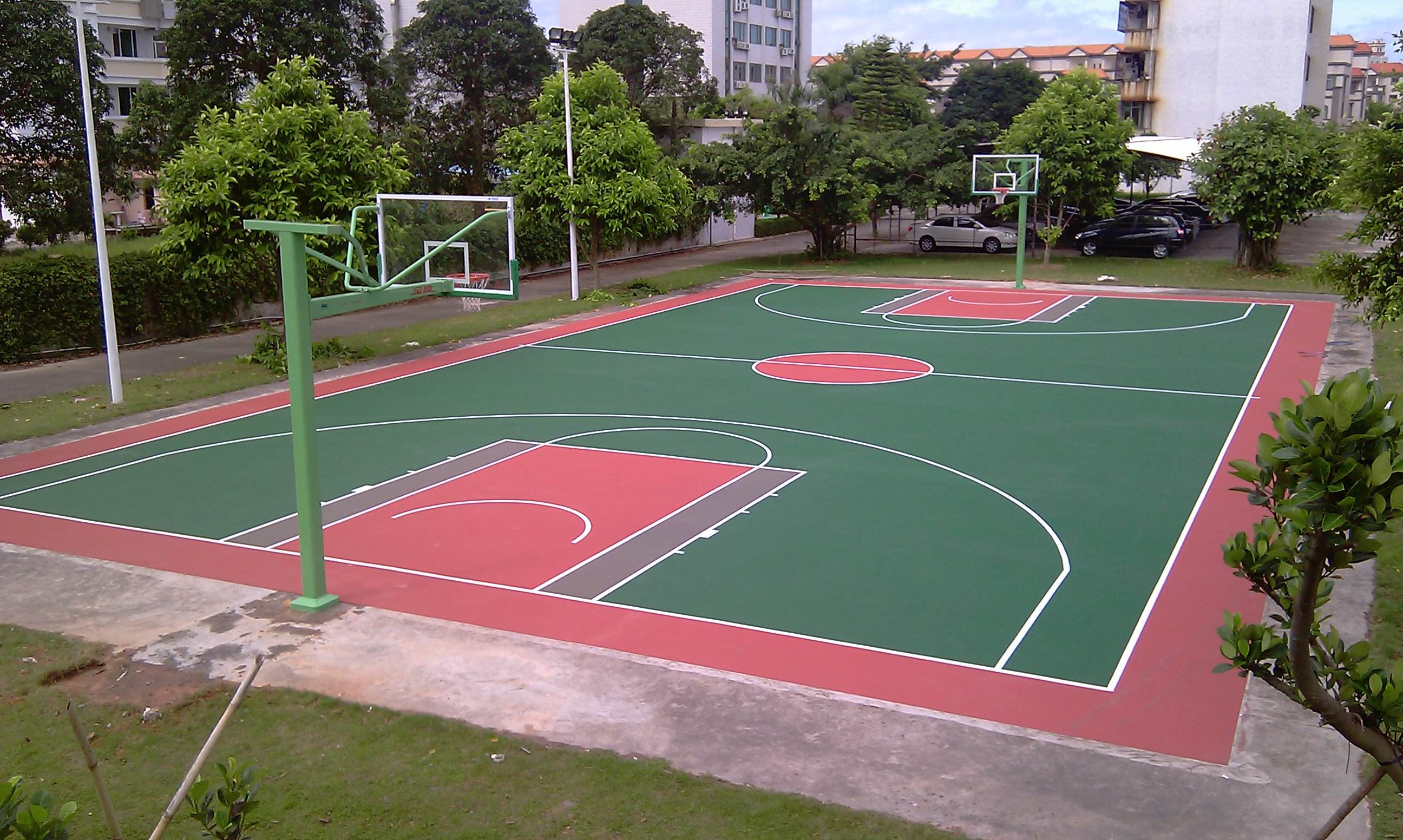 建一个全新的塑胶篮球场需要花费多少钱【玉峰体育】
